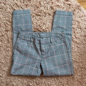NWOT Old Navy | Pink Plaid Pixie Pants-ankle